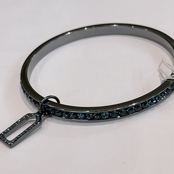 NWT Coach Pave Bangle (Black/Navy) - Picture 3 of 10